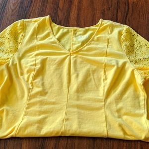 Denim and Co Yellow Tunic